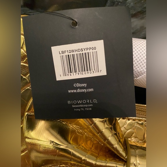 NWT Minnie Mouse Faux Croc Shoulder Bag - Picture 7 of 10